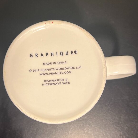 Snoopy & Woodstock PEANUTS Christmas Mug ~ Charles M. Schulz ~ Charlie Brown - Picture 6 of 7